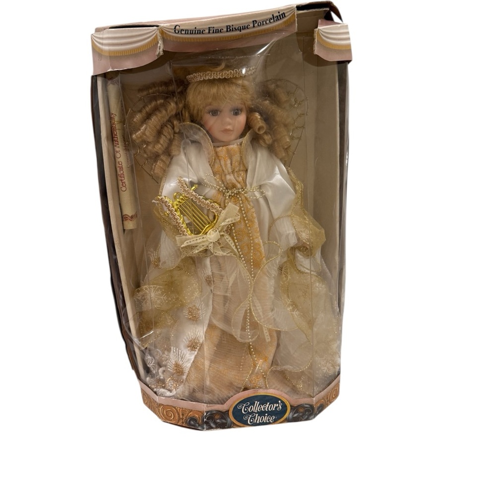 NEW Vintage Collector's Choice Golden Angel Doll w/ Certificate of Authenticity
